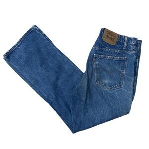 Vintage 70s 80s Levi 517 Jeans Talon Zip Sz 38x31 USA Made Orange Tab 40517-0215